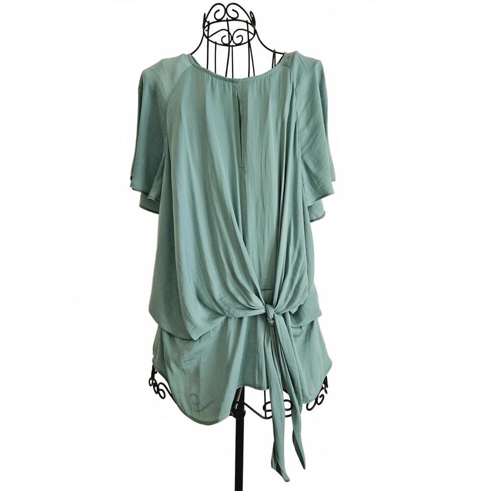 Vince Camuto Tie-Front Blouse - 1X